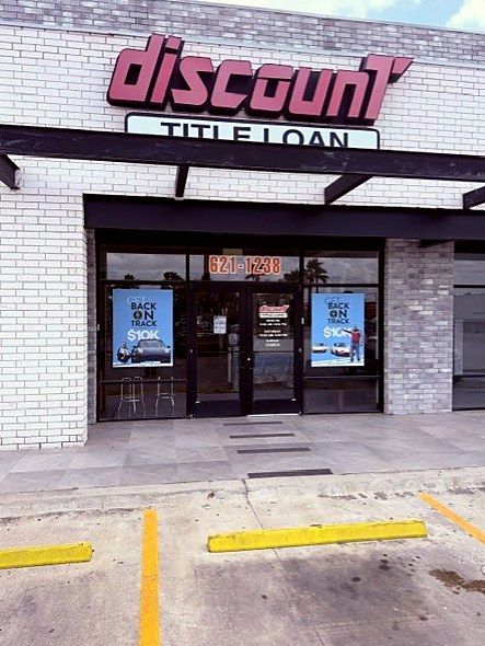 Discount Car Title Loan Brownsville storefront