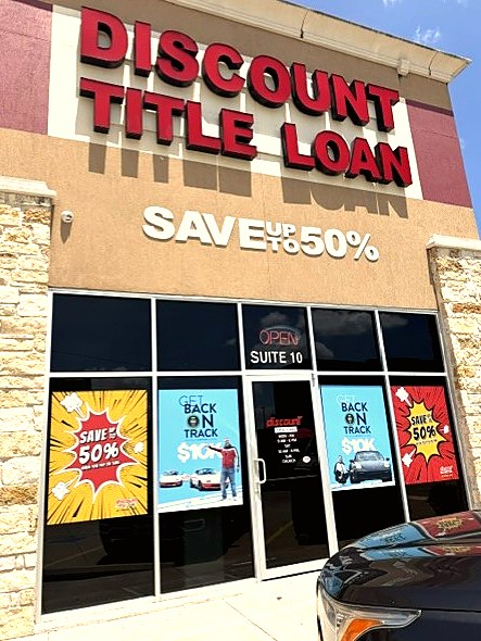 Discount Car Title Loan McAllen (10th & Jasmine) storefront