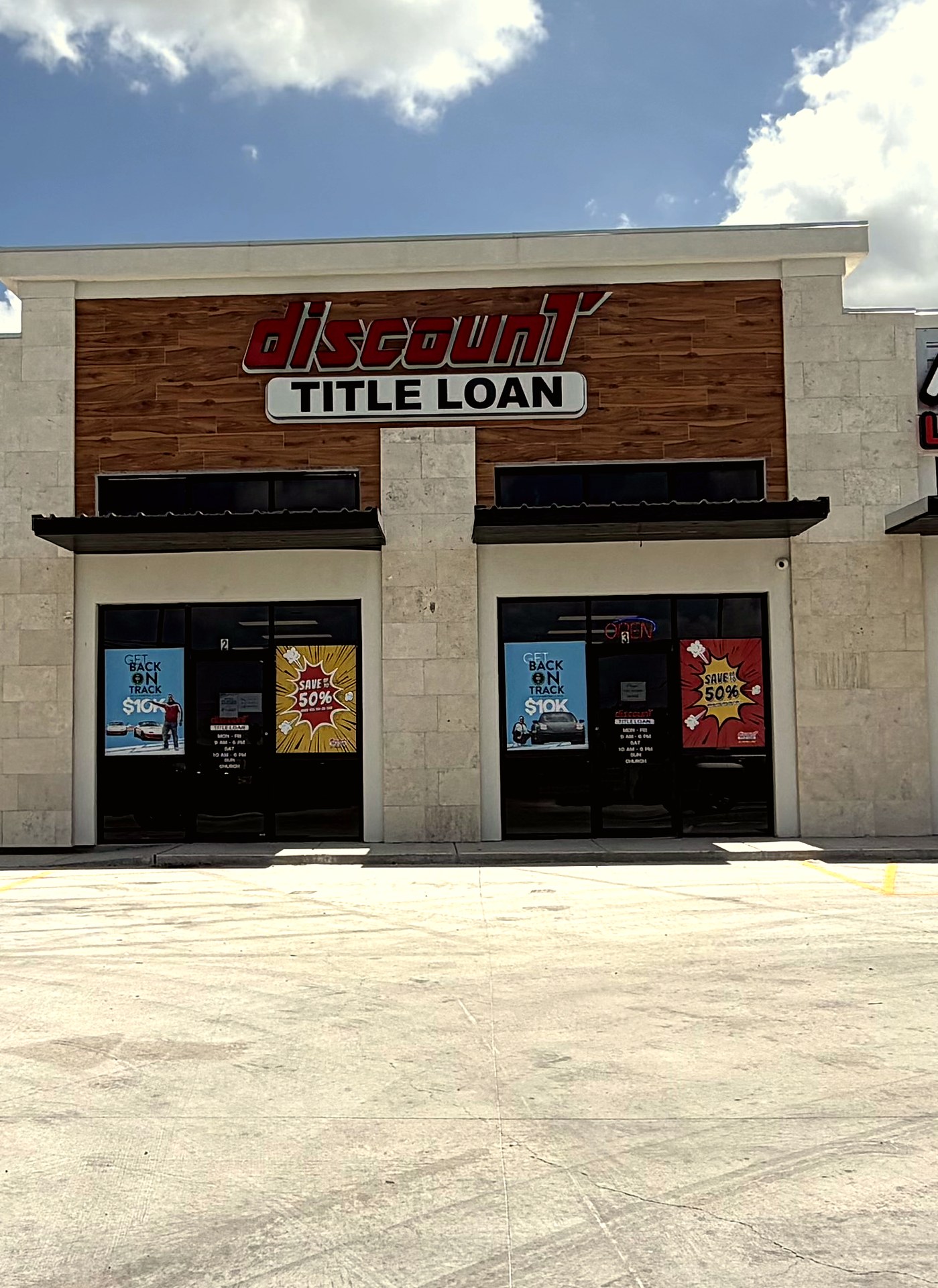 Discount Car Title Loan Penitas storefront