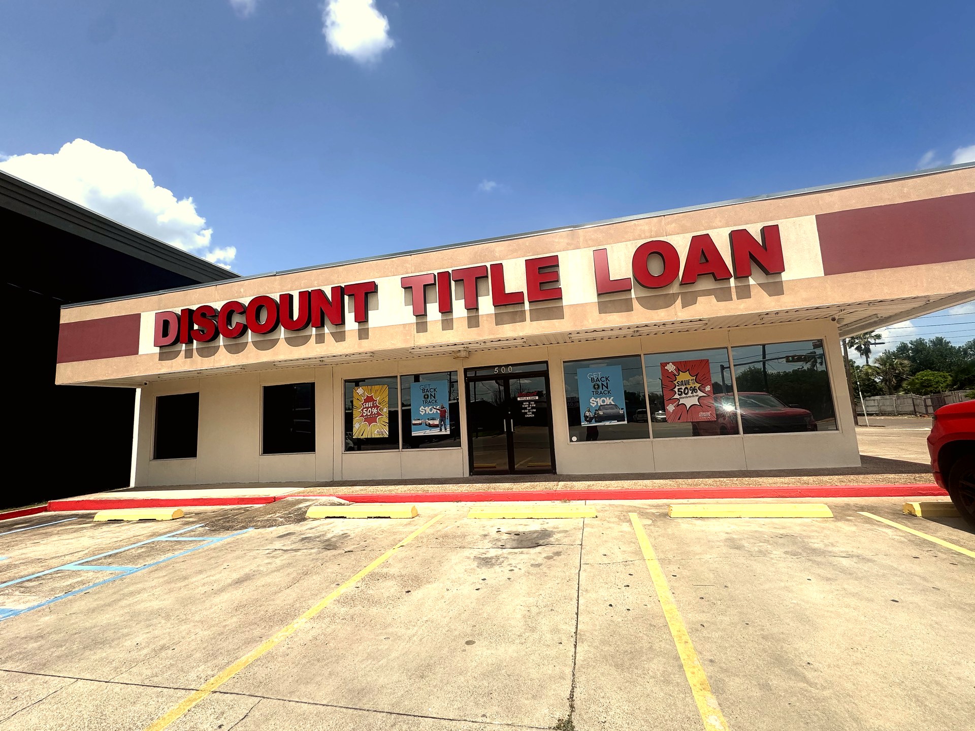 Discount Car Title Loan Weslaco storefront